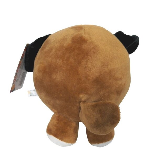 Toy Factory Plush Parade Brown Roly Poly Puppy Dog Stuffed Animal 2018 9" - Picture 3 of 6